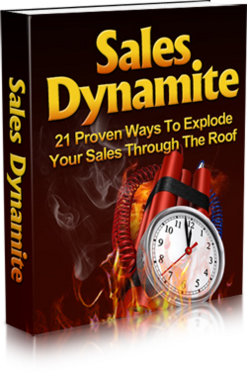 Product picture Sales Dynamite With Master Resell Rights